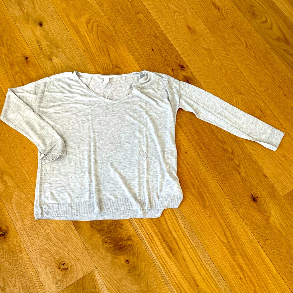 H&M Basic Grey Lightweight Sweater